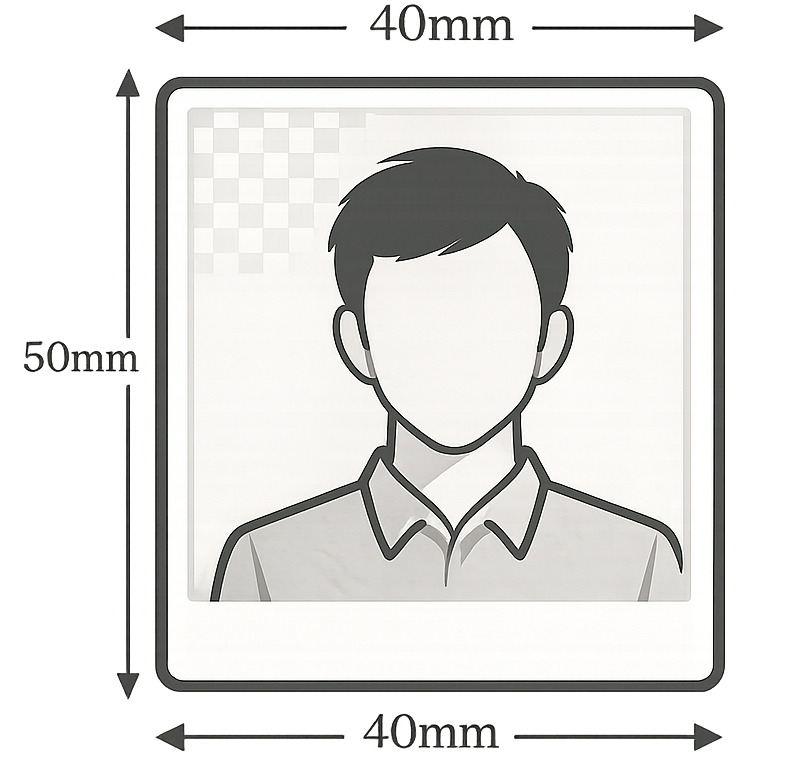 Applicant Photo Dimensions Diagram