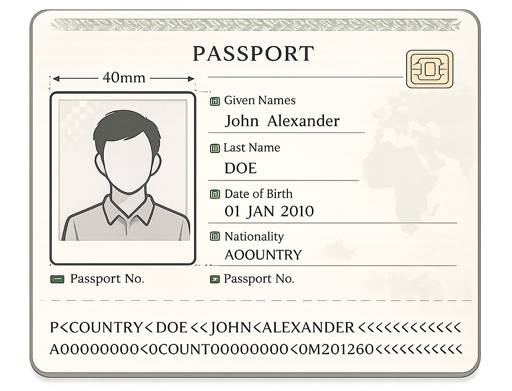 Passport Information Diagram